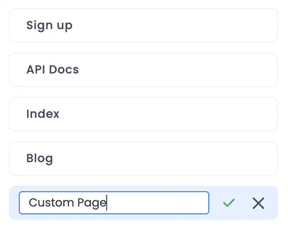 Add a new website page