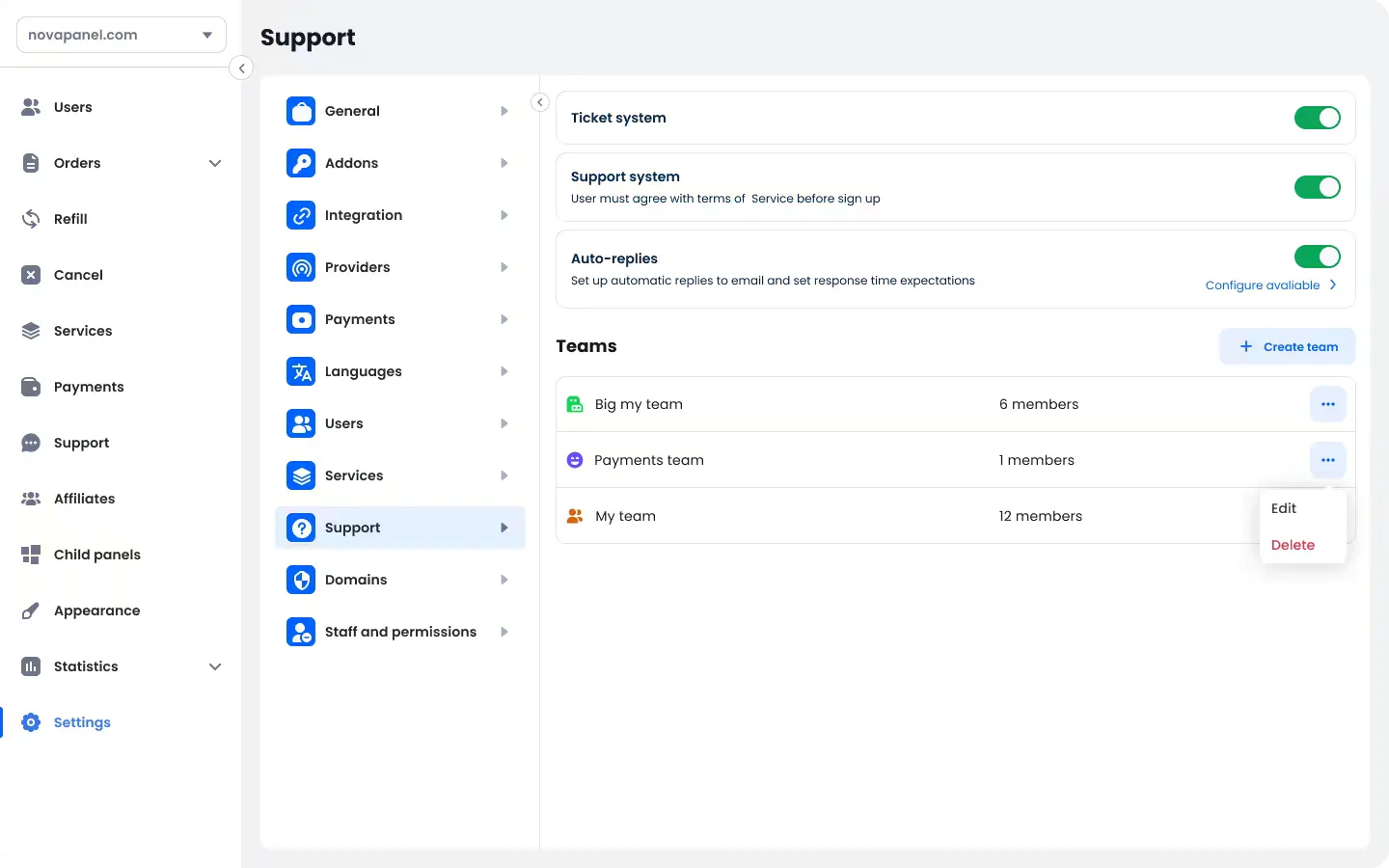 Support ticket routing workflow